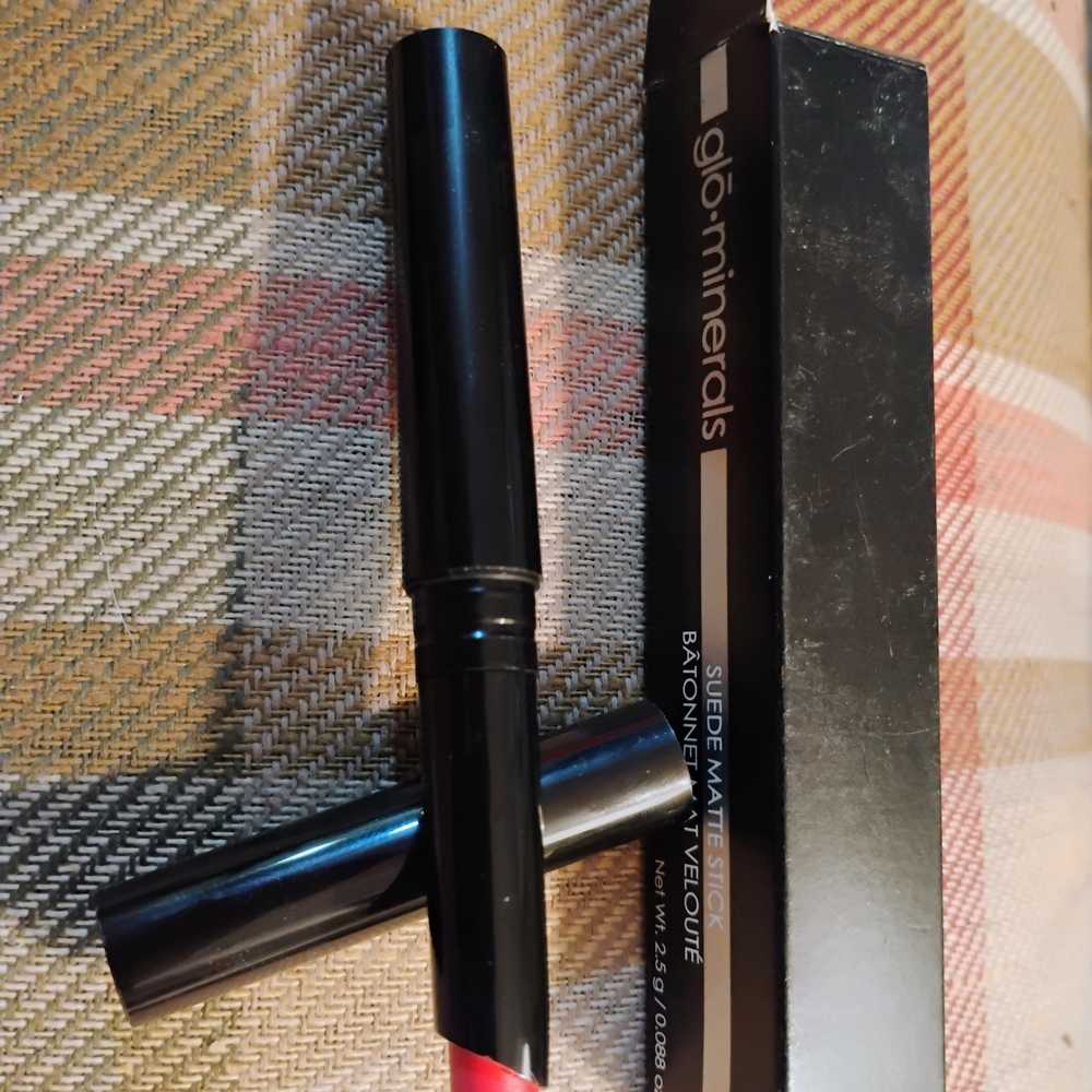 X4 Glo Minerals Suede Matte Lipsticks - Punch (Hot Pink)